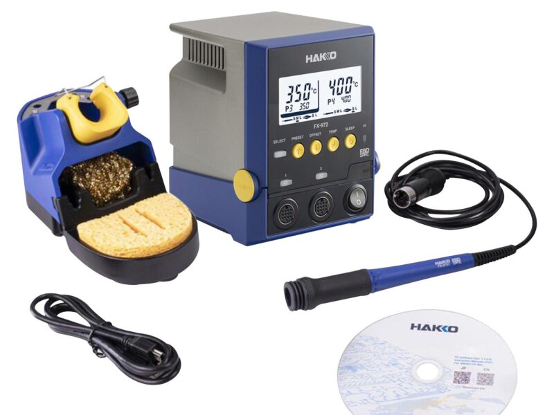FX-972 230V W/3 WIRED CORD & EUROPEAN PLUG SOLDERING STATION
