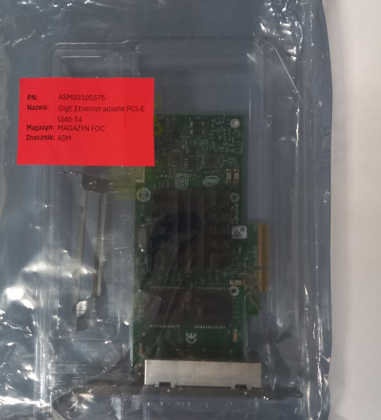 GigE Ethernet adapter PCI-E I340-T4